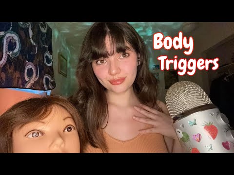 ASMR | Fast Aggressive Body Triggers With Mouth Sounds, Hair Play, Fabric Scratching, Hand Sounds, +