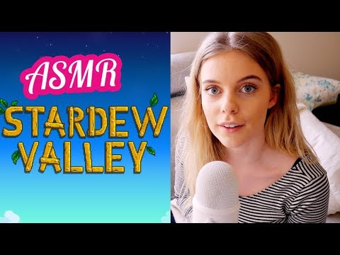 ASMR Close Up Whispering & Playing Stardew Valley 💤