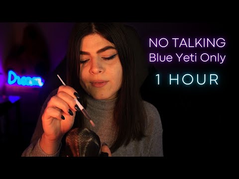 Carezze, Tapping e Brushing al viso | NO TALKING ASMR Blue Yeti Only