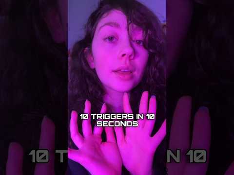 ASMR 10 TRIGGERS IN 10 SECONDS #asmr #shorts
