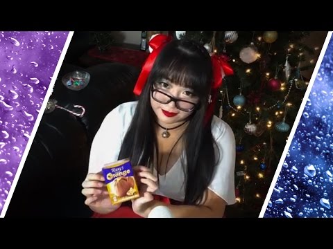 ASMR Christmas Candy Eating 🎄🍬 Chocolate Jelly Beans Candy Cane Mints