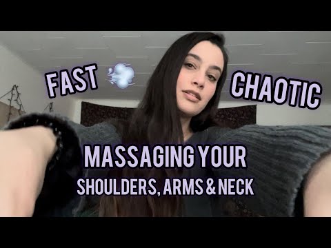 Fast, Chaotic ASMR Arm & Shoulder Massage 💥