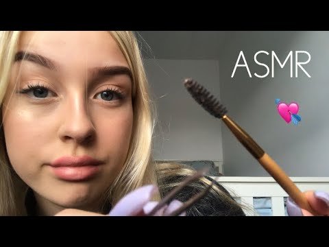 ASMR | CLOSE UP Doing your brows roleplay w/ Visual Triggers