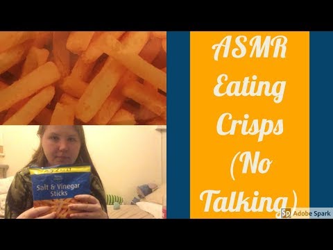 ASMR -  Eating crisps, Salt and Vinegar Sticks (No Talking)