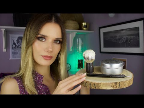 ASMR Relaxing Shave , Barber ,  Personal Attention for Men , Gentlemen SPA Role Play ,  Sleep Aid