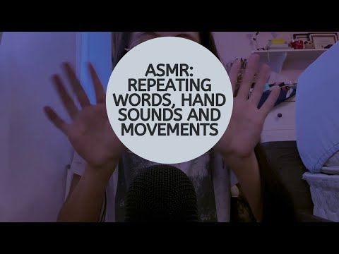ASMR | Repeating Words and Hand Movements | Poetry Edition