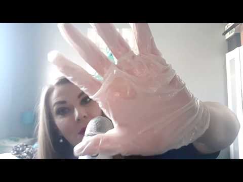 ASMR Latex Gloves with Baby Oil