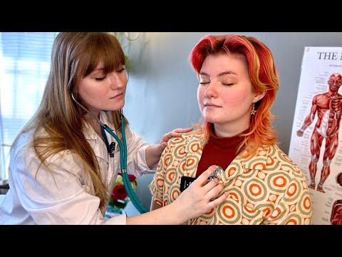 ASMR Real Person Cranial Nerve Exam | Soft Spoken Realistic Doctor Roleplay