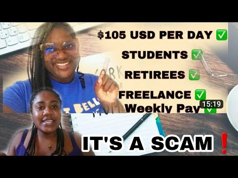 WORK FROM HOME ONLINE VIDEOS ARE FAKE❗❗❗❗SCAM ALERT