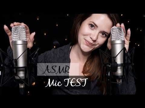 ASMR MIC TEST ⭐ sanftes Tapping - Whispering - Finger Fluttering [deutsch/german]