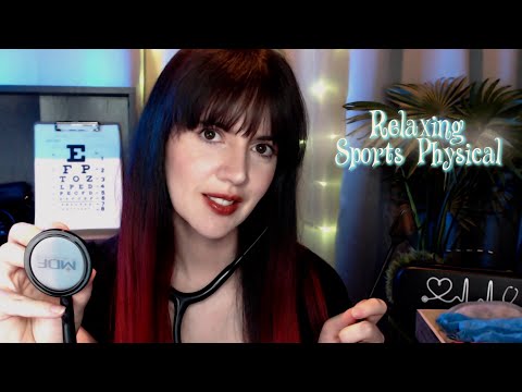 [ASMR] Relaxing Sports Exam & Annual Physical ~ Doctor Roleplay for Sleep