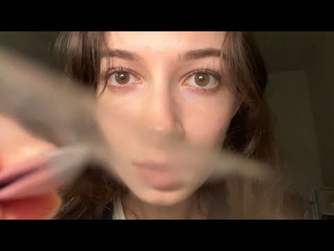 asmr - removing tape from your face  ✨ visual triggers, tape sounds, close personal attention
