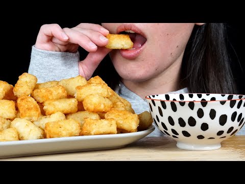 ASMR Eating Sounds: Potato Gems (No Talking)