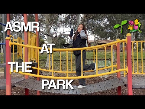 ASMR outdoors at a park! PUBLIC