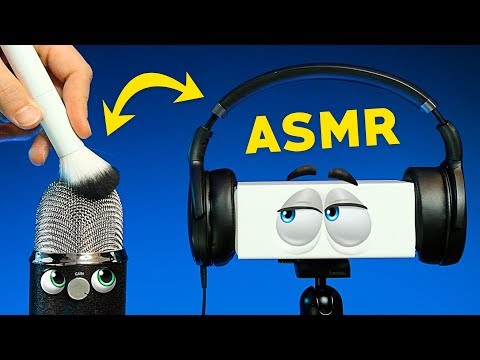 ASMR within ASMR – Mics Trigger Each Other Via Headphones (NO TALKING)