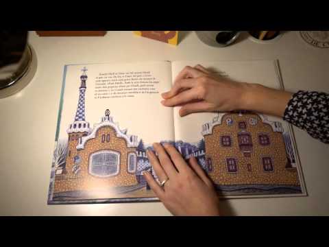 ASMR | Reading Gaudi Children's Book in Catalan | Whispering | LITTLE WATERMELON