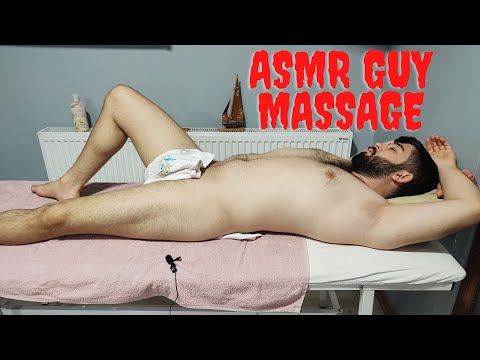 ASMR GUY UPPER BODY LEGENDARY RELAXING MASSAGE-chest,leg,abdomınal,arm,foot