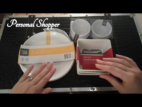 💠 ASMR Personal Shopper Role Play 💠(Small Dishes)