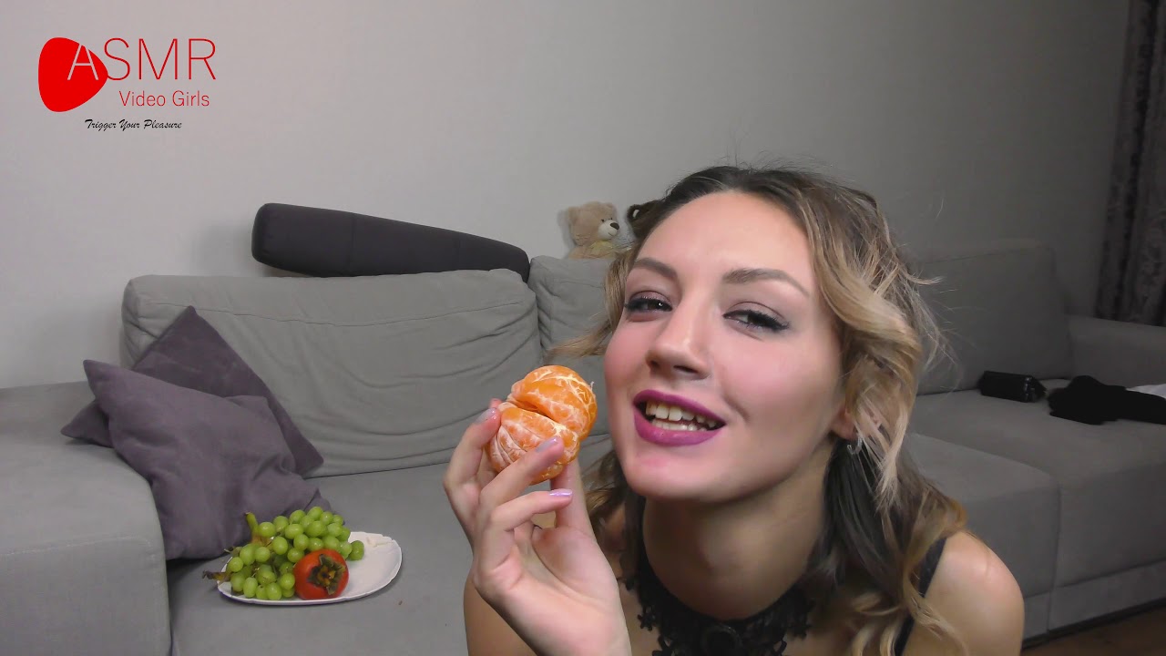 Erotic Fruit Eating ASMR by Serenity Trailer
