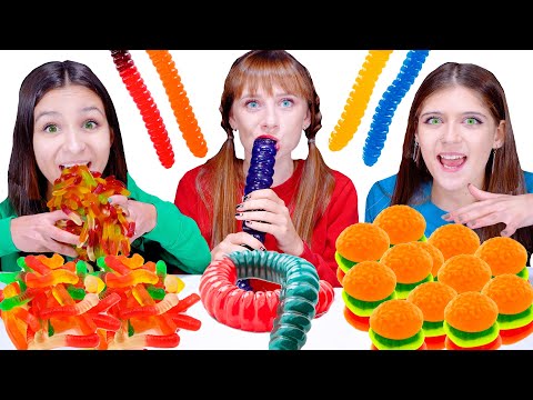 ASMR ONE, TEN OR ONE HUNDRED LAYERS OF FOOD CHALLENGE BY LiLiBu