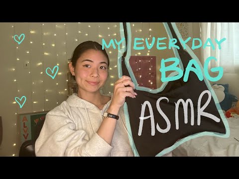 asmr: what's in my everyday bag