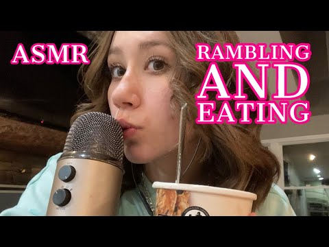 ASMR | tingly whisper ramble and eating ice cream (for sleep)
