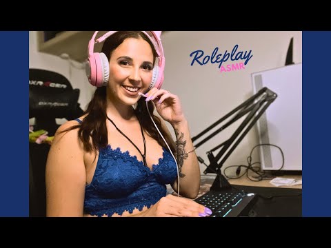 👩‍💻 #asmr  👩‍💻 Satisfaction Survey Call #roleplay  👩‍💻 Keyboard sounds & #accent | 4K