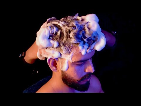 The Most Relaxing Hair Wash & Soapy-massage  [ASMR ]