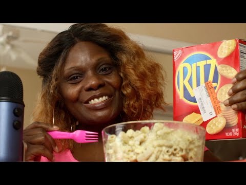 You Eat Too Much To Be A Stranger ASMR Pasta Ritz Crackers