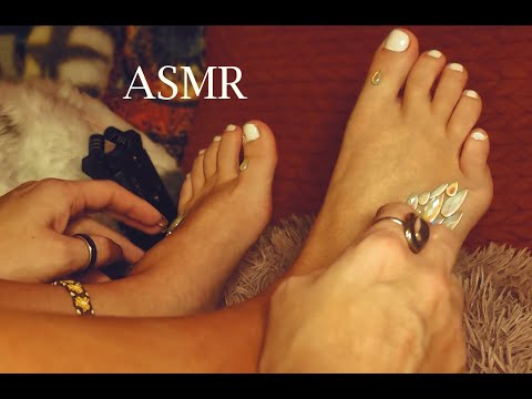 ASMR|Foot Jewels|Toe flicking Triggers