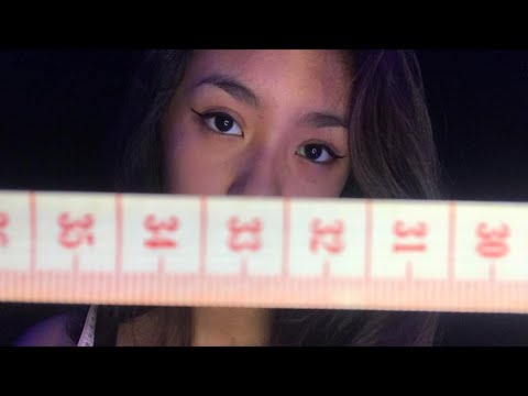 ASMR ~ Measuring Your Face/Head (Writing Sounds, Lots of Personal Attention)