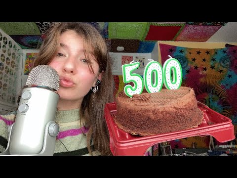 500 SUBSCRIBER SPECIAL💗 [eating cake] (ASMR)