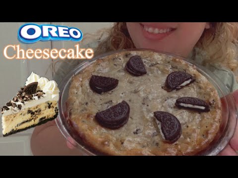 ASMR| Bake with me a delicious Oreo Cheesecake 😋| Soft spoken & low music 🎶