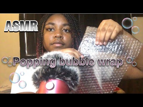 ASMR Bubble Wrap Popping 🫧 (popping,plastic sounds,crinkles) #asmr