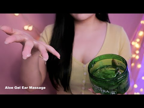 ASMR The Ultimate Aloe Gel Ear Massage For Deep Sleep / No Talking