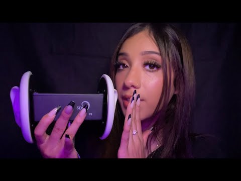 ASMR| I have to tell you a secret 🤫 (3DIO mouth sounds + inaudible whispers) HEADPHONES RECOMMENDED