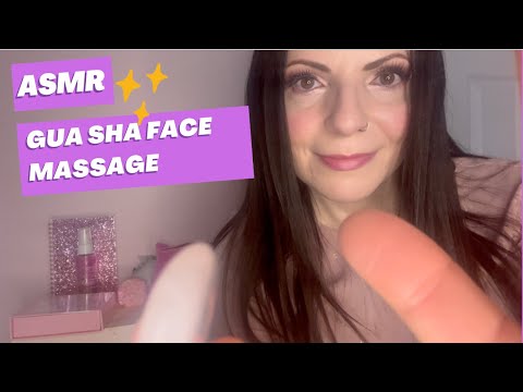 ASMR Roleplay Relaxing Gua Sha Face Massage
