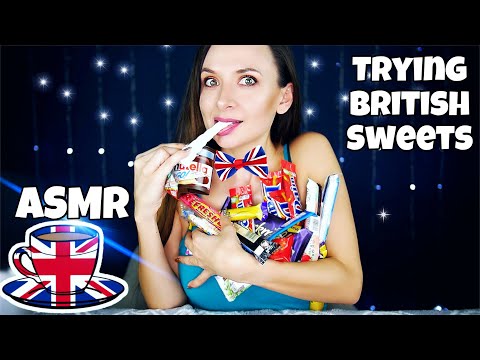 🇬🇧 Trying most delicious British sweets  *ASMR