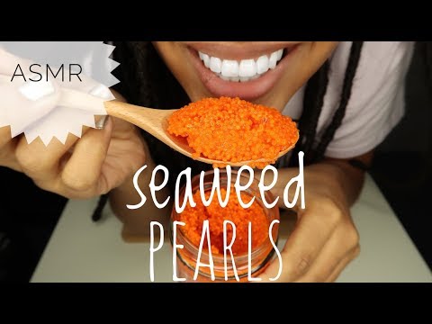 ASMR Seaweed Pearls | POPPING CRUNCHY EATING SOUNDS | No Talking