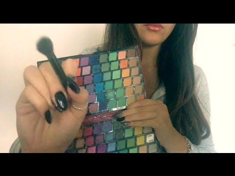 ASMR - Your friend does your MAKE UP / make up ROLEPLAY