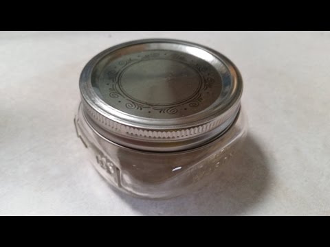 ASMR Ear to Ear Whisper Mason Jar, Rubber, Plastic, Tin Snips, and a Shell
