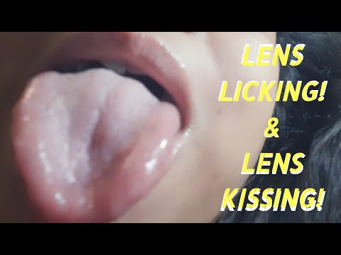 LENS LICKING AND KISSING