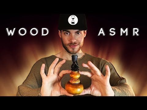 ASMR WOOD TRIGGERS - Tapping. Scratching. Carving.