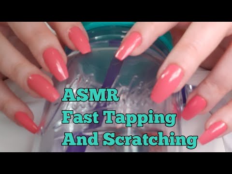 ASMR Fast Tapping And Scratching(Dim Lighting)No Talking,Lo-fi