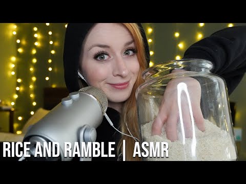 Conversational ASMR | Talking About Your Week w/ Soothing Rice Sounds♥
