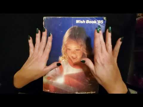 ASMR | 1985 Wish Book Show & Tell 1-4-2021 (Soft Spoken)