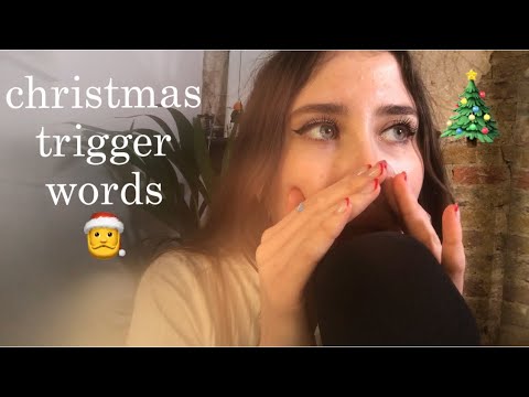 ASMR Christmas Trigger Words W/ Cupped Whispers
