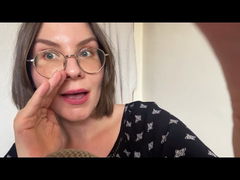 ASMR ✨ Super close 👂 Ear to Ear Whispers 👂 - Tingly triggers / Inaudible whispers / Hand sounds
