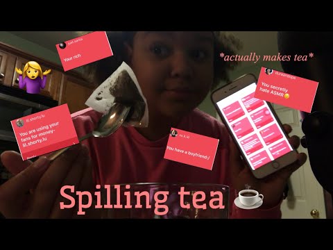 ASMR- reading your assumptions *I make tea 😂*