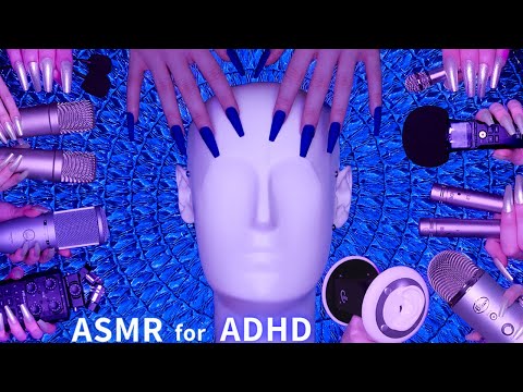ASMR for ADHD 💙Changing Triggers Every 30 Seconds😴 Scratching , Tapping , Massage & More| No Talking